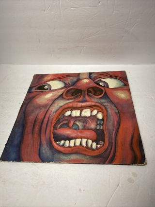 Vintage Lp Vinyl Record Of King Crimson In The Court Of The Crimson King 1969