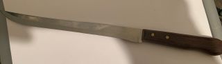 Vintage Imperial Veri - Sharp 12.  5” Knife Stainless Wood Handle