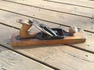 Vintage Wood Plane No Markings As To Manufacture Or Number