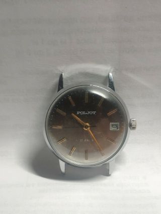 Poljot Old Vintage Soviet Watch 1980 