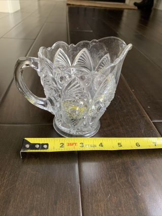 Creamer Cut Glass 4 3/4” inches tall Vintage 3