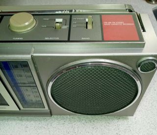 Vtg ‘80’s Panasonic RX - 4930 Stereo AM - FM Cassette Tape Boom Box 