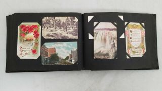 Booklet of Compiled Vintage Postcards - Christmas,  Landscapes,  Birthday,  Flowers 2