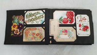 Booklet of Compiled Vintage Postcards - Christmas,  Landscapes,  Birthday,  Flowers 3