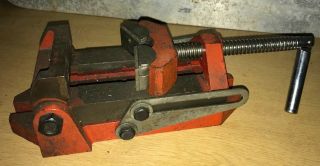 Vintage Tilting Angle Machine Drilling Milling Vice With 90mm Wide Jaws