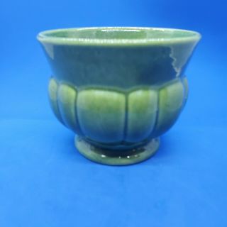 Vintage Haeger Green Glazed Ceramic Planter