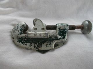 Vintage Ridgid No 15 Pipe Cutter 3/16 To 1 1/8 Od