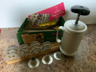 VINTAGE MIRRO COOKY & PASTRY PRESS MODEL FT - 511 2