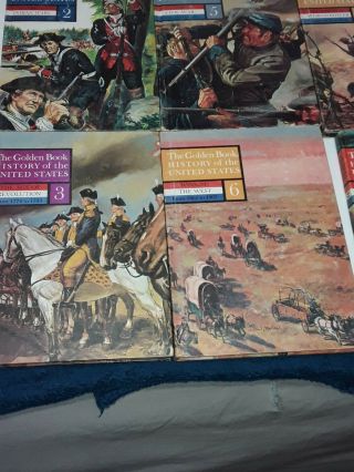 The Golden Book History of the United States Vol 1 - 12 Complete Set Vintage 1963 3