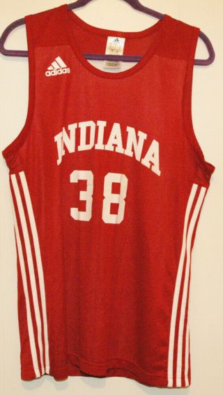 Vintage Adidas Indiana Hoosiers Reversible Practice Basketball Jersey L