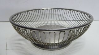 Vintage Alessi Wire Stainless Steel Fruit Bowl Mid Century Scandinavian Design