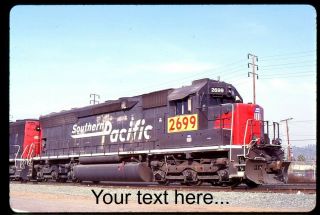 P928 Orig Slide Union Pacific 2699 Sd40m - 2 On 1 - 02