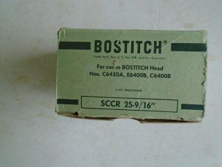 Bostitch Sccr 25 9/16” Staples Vintage Usa