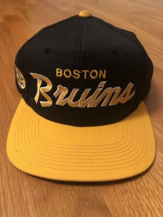 Vintage 90’s Boston Bruins Sports Specialties Snapback Hat