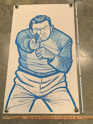 20 Vintage 1970’s Litho Paper Shooting Combat Targets Nra Man Cave