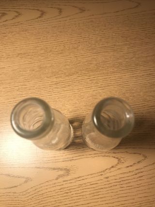 Vintage Mini Glass Pepsi Bottle 4.  25 