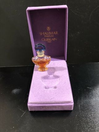 Shalimar Vintage Perfume Miniature Nib W Box Guerlain France Eau De Parfum Full