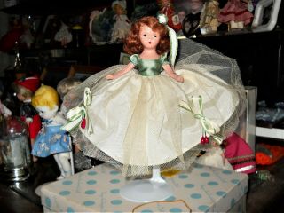 Vintage Nancy Ann Storybook 6 " Bisque Doll 198 December Just A Dear