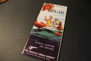 Brochure: Pan American World Airways Hawaii Clipper Air Cruises 1951