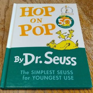 Vintage 1991 Hop On Pop Beginner Book By Dr Seuss -