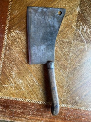 Vintage Foster Bros 9 Large Heavy Meat Cleaver