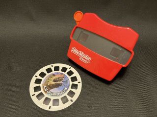 View - Master Classic - Vintage Style 3 - D Viewer - W/ Age Of Dinosaur Slide - Toy