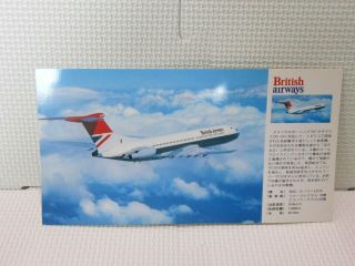 Postcard Airport Airline British Airways Bac Vc - 10 Wings Of The World Nbc