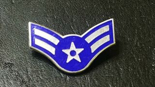 Vintage Usaf Us Air Force Airman First Class Insignia Metal Pin 50 