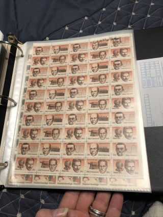 50 Vintage 20 Cent Postage Stamps 1983 Fv$10 American Inventors.
