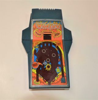 Vtg 1979 Wildfire Pinball Electronic Hand Held Game By Parker Brothers