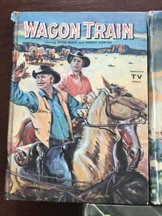 3 VINTAGE WHITMAN BOOKS WAGON TRAIN,  HEIDI & GINNY GORDON 3
