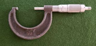 Brown & Sharpe Vintage 1 - 2 " Micrometer