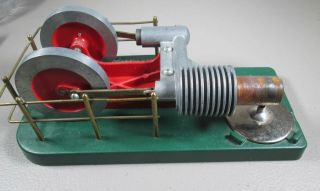 Vintage Phoenix Arizona Solar Engine Flame Licker Stirling Cycle Model Steam Eng
