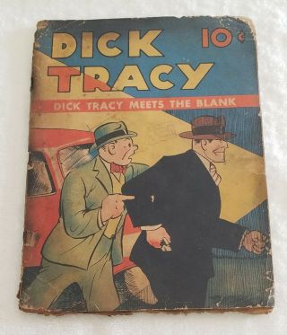 Vintage 1937 Dick Tracy Comic Book Dell Publisher