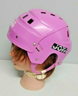 Vintage Jofa 246.  51 Sr Pink Hockey Helmet Hurling Lnh
