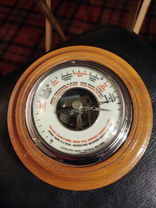 Vintage Barometer Made In Germany By Frank F Watrous