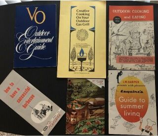 Vintage Ad Brochures For Outdoor Cooking & Parties From The 1950s & 1960s