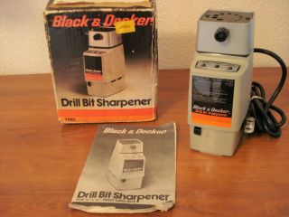 Vintage Black & Decker Drill Bit Sharpener