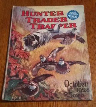 Fox Trapping By F.  Q.  Bunch - Hunter Trader Trapper,  Oct 1928