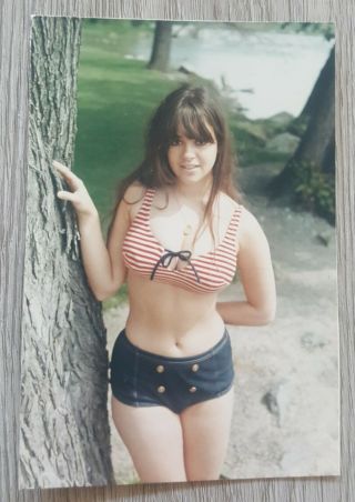 Vintage Photo Pretty Sexy Young Woman In Bikini Pinup Girl