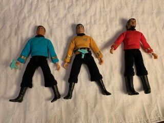 Vintage 3 Mego Star Trek Character Figures From The 70 