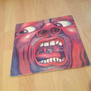Vintage Lp Vinyl Record Of King Crimson In The Court Of The Crimson King 1969
