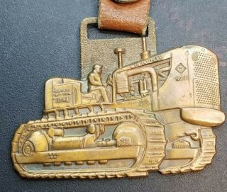 Vintage Allis - Chalmers Hd21 Tractor Dickson Equipment Advertising Watch Fob