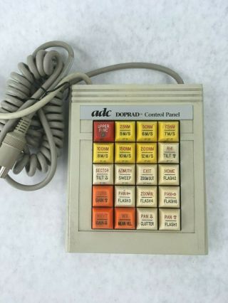 Vintage Adc Doprad Control Panel Macro Pad Keyboard Kba - A9450a 9639
