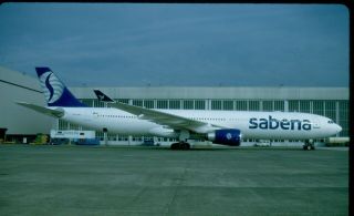 Oo - Sfn Sabena A330 - 300 Kodak Slide