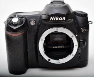 Nikon D50 6.  1mp Digital Slr Black Body Only Vintage Camera Photo 8011009
