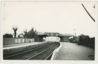 Isle Of Wight Brading Station 25.  3.  49 Railway Photo,  C084