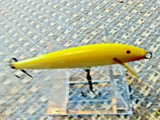 Old Lure Vintage Rapala Gold And Yellow,  3 1/3 Inches Long Floating /ireland.