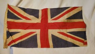 Small British Flag,  Old,  Found In Safe,  Vintage