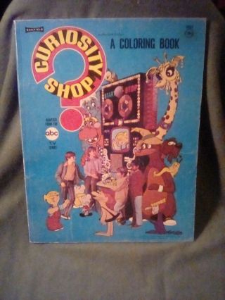 Vintage Curiosity Shop Coloring Book From Abc Tv Series Whitman